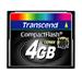 Transcend 4GB INDUSTRIAL CF300 CF CARD, high speed 300X paměťová karta (SLC)