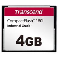 Transcend 4GB INDUSTRIAL TEMP CF180I CF CARD, (MLC) paměťová karta (SLC mode), 85MB/s R, 70MB/s W