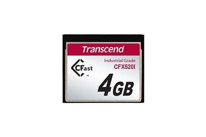 Transcend 4GB INDUSTRIAL TEMP CFAST CFX520I paměťová karta (SLC)