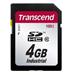 Transcend 4GB SDHC průmyslová paměťová karta (Class 10)