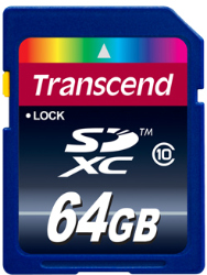 Transcend 64GB SDXC (Class 10) UHS-I 200x (Premium) paměťová karta