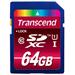 Transcend 64GB SDXC (Class 10) UHS-I paměťová karta, Read: 90MB/s; Write: 45MB/s