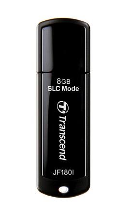 Transcend 8GB JetFlash 180I, USB 3.0 průmyslový flash disk (SLC mode), 155MB/s R, 135MB/s W, černá