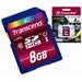 Transcend 8GB SDHC (Class 10) UHS-I 600x (Ultimate) MLC paměťová karta