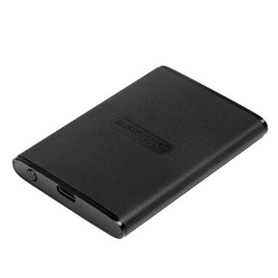 Transcend ESD230C 240GB USB 3.1 Gen2 (USB-C) Externí SSD disk (3D TLC), 520MB/s R, 460MB/s W, kompaktní rozměry, černý