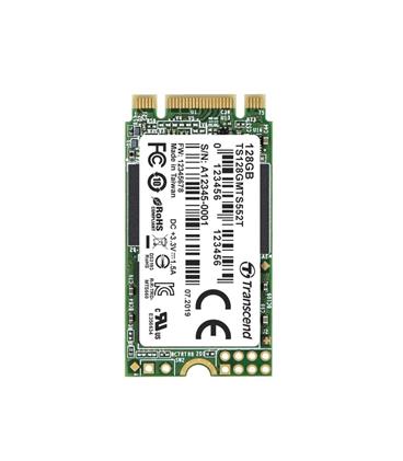 TRANSCEND MTE652T2 128GB Industrial 3K P/E SSD disk M.2, 2280 PCIe Gen3 x4 NVMe 1.3 (3D TLC), 1600MB/s R, 600MB/s W