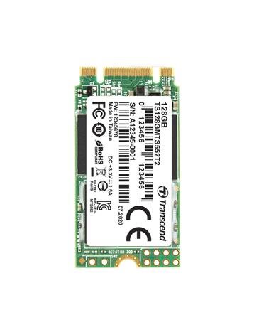 TRANSCEND MTS552T2 128GB Industrial 3K P/E SSD disk M.2, 2242 SATA III 6Gb/s (3D TLC), 560MB/s R, 410MB/s W