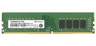 Transcend paměť 16GB DDR4 2666 U-DIMM 2Rx8 1Gx8 CL19 1.2V