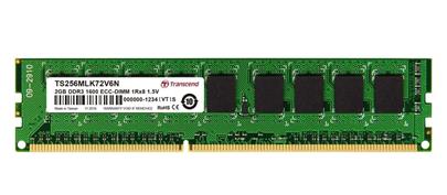 Transcend paměť 2GB DDR3 1600 ECC-DIMM 1Rx8