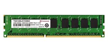 Transcend paměť 4GB DDR3L-1600 ECC-DIMM 1Rx8 CL11