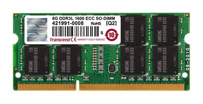 Transcend paměť SODIMM DDR3 8GB 1600MHz, 2Rx8, CL11