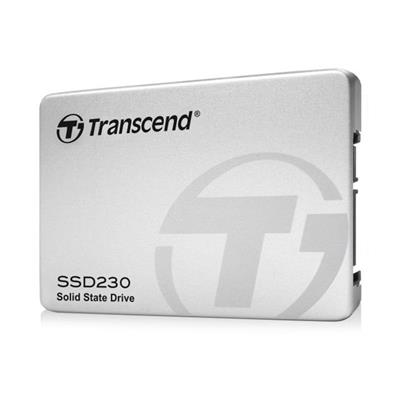 TRANSCEND SSD230S 512GB SSD disk 2.5'' SATA III, 3D TLC, Aluminium casing, 560MB/s R, 500MB/s W, stříbrný