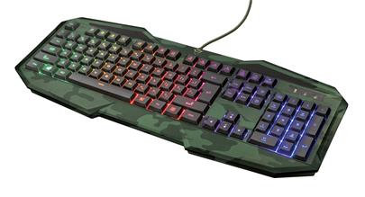 TRUST GXT 830 RW-C Avonn Gaming Keyboard - Camo