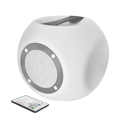 TRUST Lara Wireless Bluetooth speaker with multi-colour party lights - white