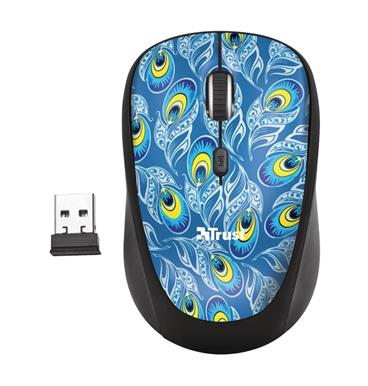 TRUST Yvi Wireless Mouse - Peacock