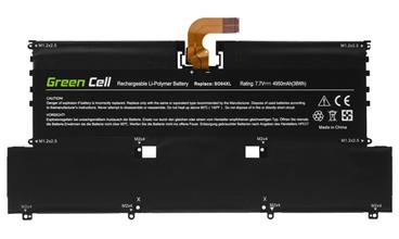 TRX baterie Green Cell/ HP/ 7.7V/ 4950 mAh/ Li-Pol/ HSTNN-IB7J/ SO04XL/ Spectre 13-V/ 13-V050NW/ 13-V070NW/ neoriginální