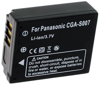 TRX baterie Panasonic/ 1400 mAh/ pro CGA S007E/ DMW-BCD10/ CGR-S007/ DMWBCD10/ CGA-S007A/1B/ CGA-S007/1B/ neoriginální