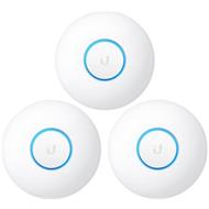 UBNT UniFi AP nanoHD, 3-PACK, bez PoE! [vnitřní AP, 2.4+5GHz (300Mbps+1733Mbps), MU-MIMO, 802.11a/b/g/n]