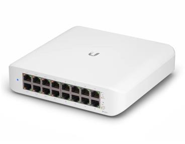 UBNT UniFi Switch Lite 16 PoE - 16x Gbit RJ45, 8x PoE 802.3at, 45W