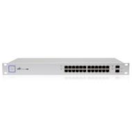 UBNT UniFi Switch US-24-250W [24xGigabit, 250W PoE+ 802.3at/af, pasivní PoE 24V, 2xSFP slot, non-blocking 26Gbps]