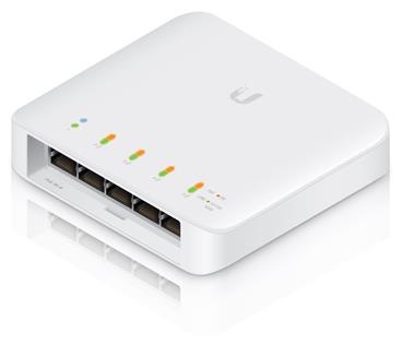 UBNT UniFi Switch USW Flex, 5-port Gigabit Ethernet, PoE 802.3af/at/bt