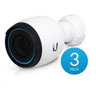 UBNT UVC-G4-PRO-3, UniFi Protect G4-PRO Camera, 4k, 4.24 - 12.66 mm, H.264, IR, PoE, IP67, 3-pack