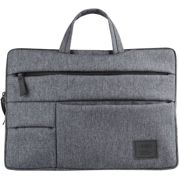 UNIQ Cavalier 2v1 obal na 15" laptop šedý