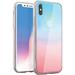 UNIQ Hybrid Glaze Ombre Pastel Dreams iPhone XS Max růžové