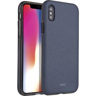 UNIQ Hybrid Lithos Azure iPhone XS/X tmavě modré