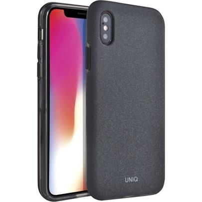 UNIQ Hybrid Lithos Charcoal iPhone XS/X tmavě šedé