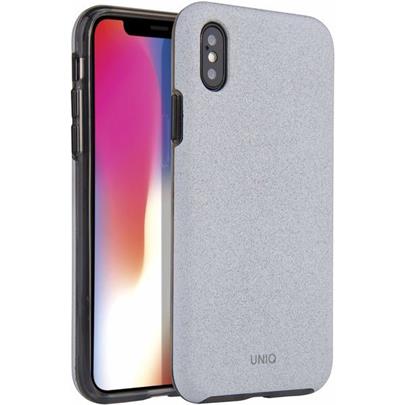 UNIQ Hybrid Lithos Moonstone iPhone XS/X šedé