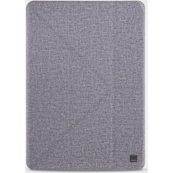 UNIQ Yorker Kanvas Plus pouzdro se stojánkem Apple iPad Pro 11" (2018) šedé
