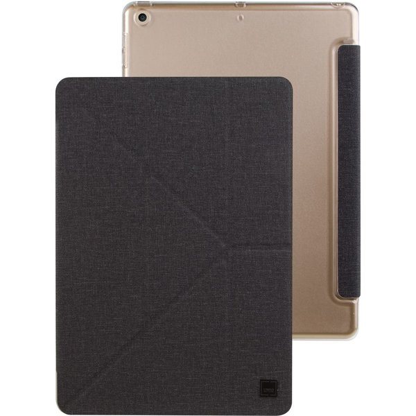 UNIQ Yorker Kanvas pouzdro se stojánkem Apple iPad Pro 12,9" (2018) černý
