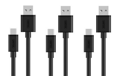 Unitek sada kabelů 3x USB 2.0 - micro USB 0.3m