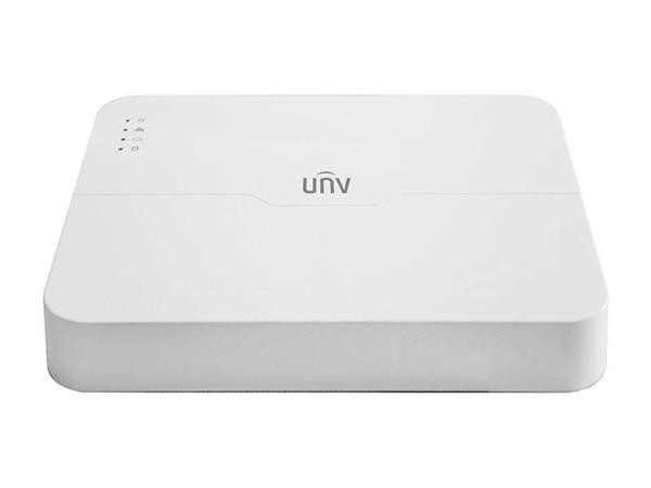 UNIVIEW NVR k IP kamerám, 16 kanálů, 8x PoE, 1x HDD, H.265, ONVIF, 1x USB 2.0, 1x USB 3.0, VGA + HDMI