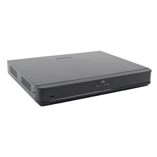 UNIVIEW NVR k IP kamerám, 4 kanály, 1x HDD, H.265, ONVIF, 1x USB 2.0, 1x USB 3.0, VGA + HDMI