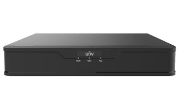UNV NVR 8xIP/ 6Mpix/ 50Mbps/ H.265/ 1xSATA/ 1xLAN/ Napájecí adaptér