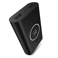 USAMS US-CD31 Power Bank 8000mAh vč. Bezdrátového Dobíjení Black