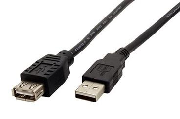 USB 2.0 prodlužovací kabel A-A, M-F, 1.8m