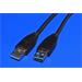 USB 3.0 SuperSpeed kabel USB3.0 A(M) - USB3.0 A(M), 3m, černý