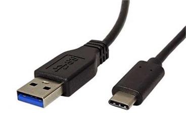USB 3.1 kabel USB3.0 A(M) - USB C(M), 0,5m, černý