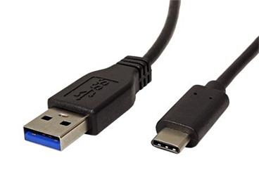 USB 3.1 kabel USB3.0 A(M) - USB C(M), 2m, černý