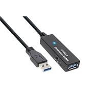 USB 5Gbps (USB 3.0) aktivní prodlužovací kabel, USB3.0 A(M)-USB3.0 A(F), 20m