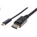 USB-C to DisplayPort Adapter Cable, Converts a DP Alt Mode Signal to a DisplayPort 4K Output, 2 m (6