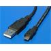 USB kabel 2.0, USB A(M) - microUSB B(M), 5m