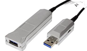 USB SuperSpeed 5Gbps (USB 3.0) aktivní optický prodlužovací kabel, USB3.0 A(M) - USB3.0 A(F), 30m