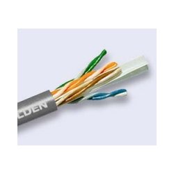 UTP kabel 350 MHz 4P drát kat.5E PVC plášť špule 305 m šedý bond