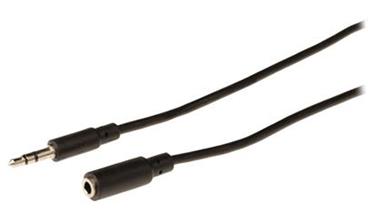 VALUELINE kabel prodlužovací Jack 3.5mm - stereo, samec/samice, 2m