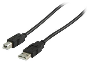Valueline kabel USB 2.0 A – zástrčka USB B/ černý/ 1m, tiskárna