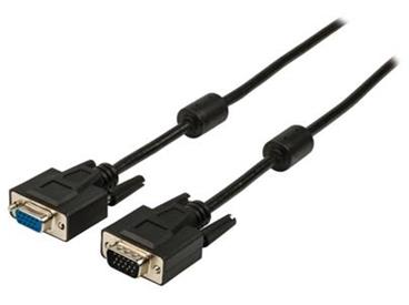 Valueline prodlužovací kabel VGA 15pin/ černý/ 2m